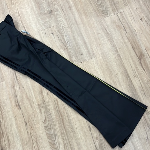 Vtg THEORY Blk Tuxedo Pants Slacks Sz 6 EUC - Picture 8 of 12